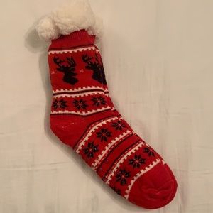 Sherpa Lined Christmas Socks